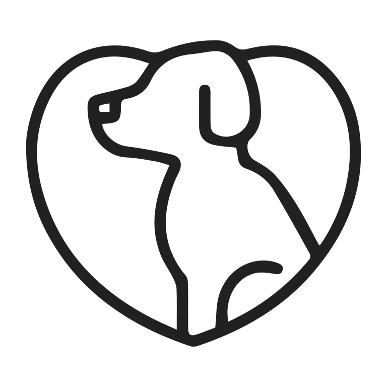 Für Adoptanten Icon Hund in Herz